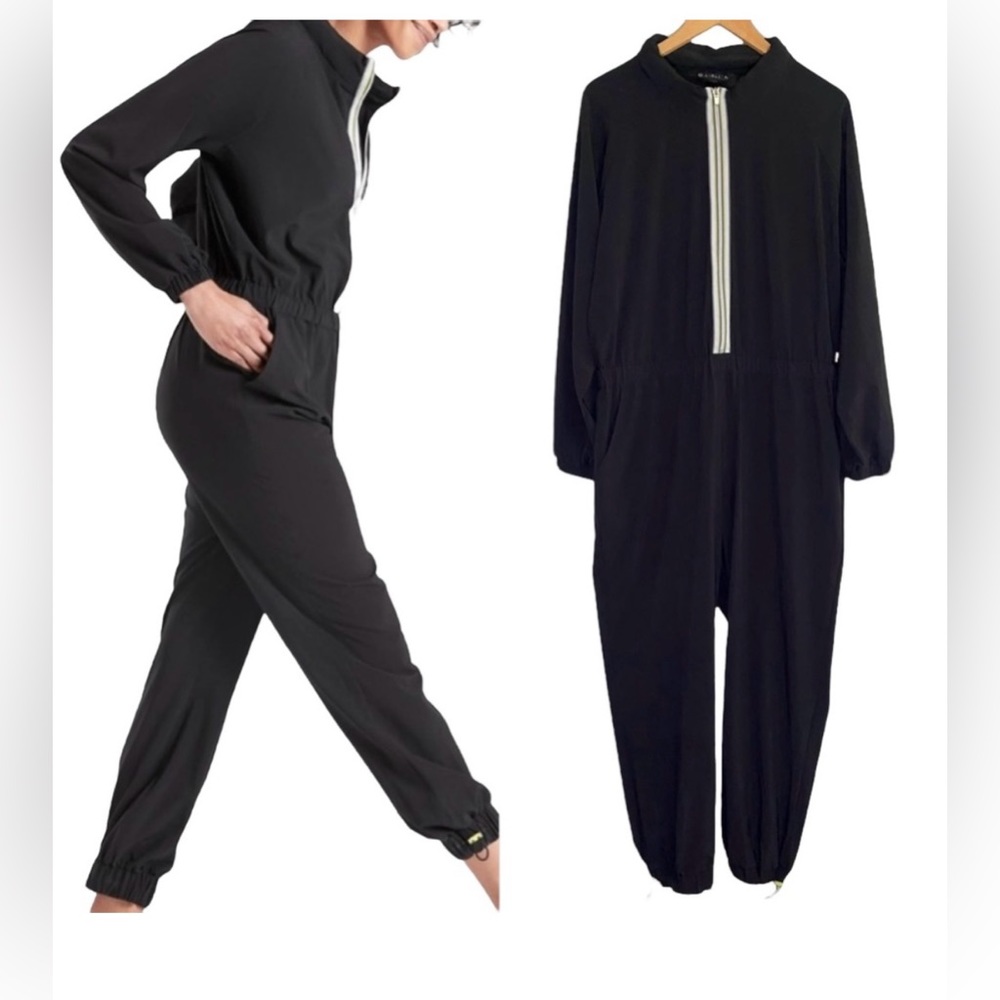 Athleta Dipsea Romper Jumpsuit Black Size 4